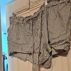 Striped Women's Shorts